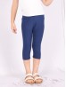 Kids Solid Color Stretchy Capri (7-10 Yrs)